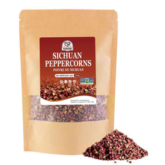 52USA Sichuan peppercorns, whole seeds for authentic mala flavor and Mapo tofu use.