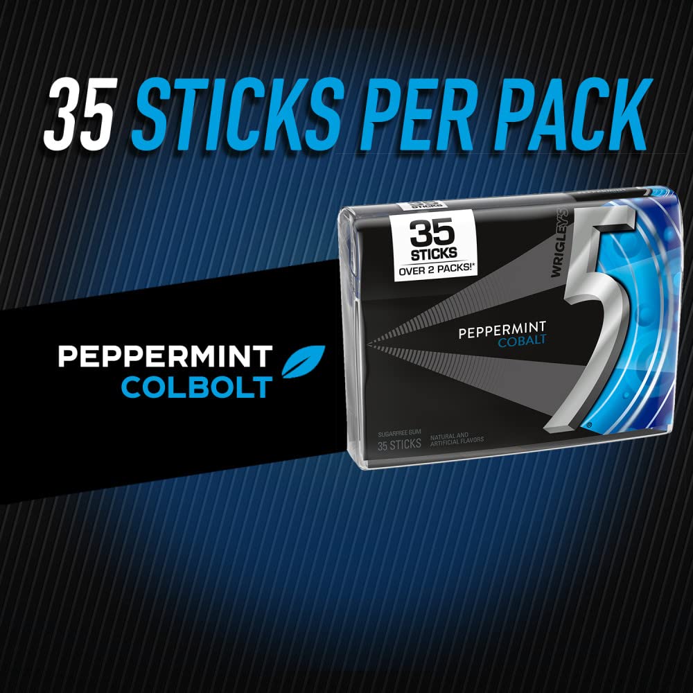 5 GUM Peppermint Cobalt ice-cold pack ready for travel
