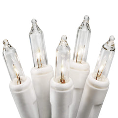 612 Vermont clear string lights on white wire for indoor decorating