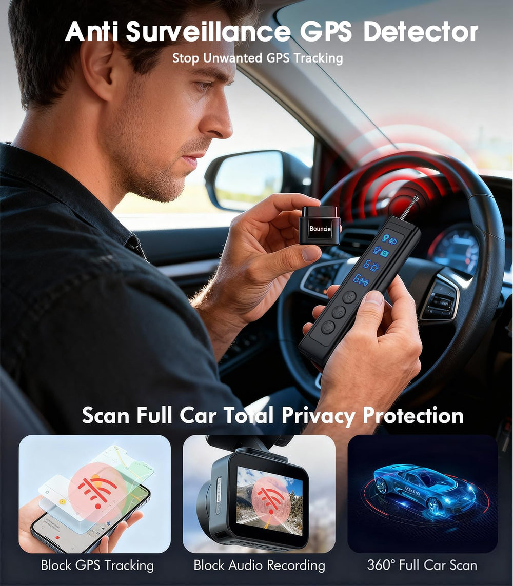 6monk AI Hidden Camera Detector privacy mode enables discreet monitoring.