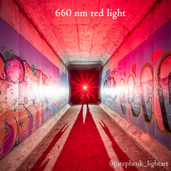 77outdoor H25LR 660nm red LED helps preserve night vision during activities