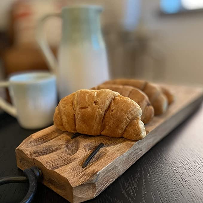 Long shelf life display of 7 Days croissants in pantry.