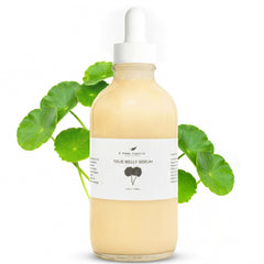 8 Sheep Organics True Belly Serum bottle supports pregnancy skincare with deep hydration.