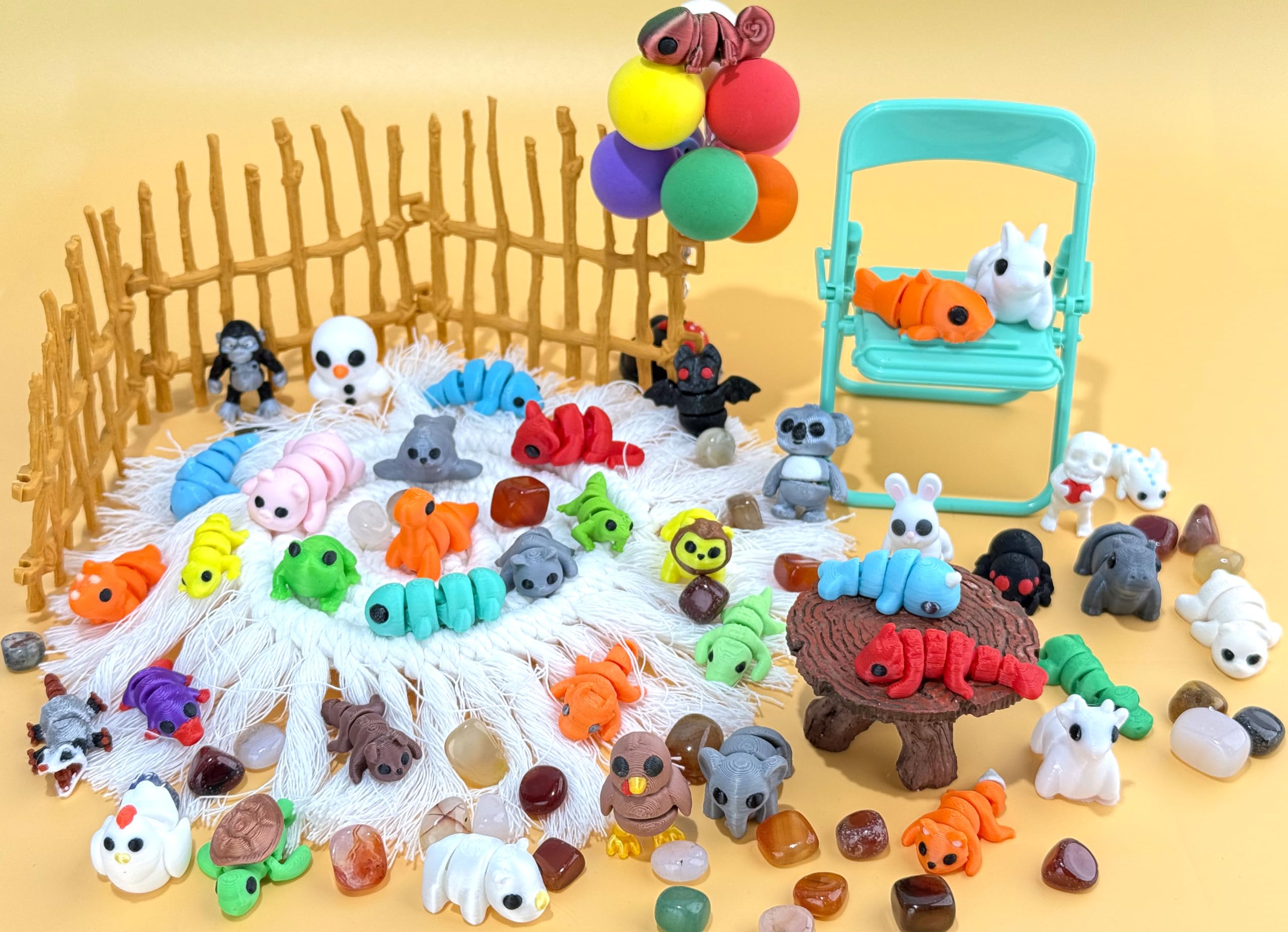 Shipped randomly with a diverse mix of animals for collection