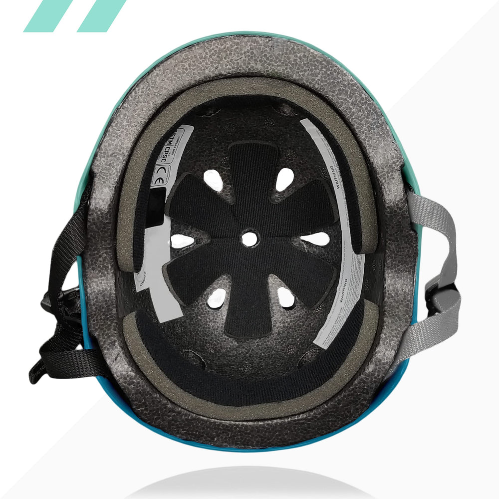 80Six multisport helmet side view right showing ventilation channels