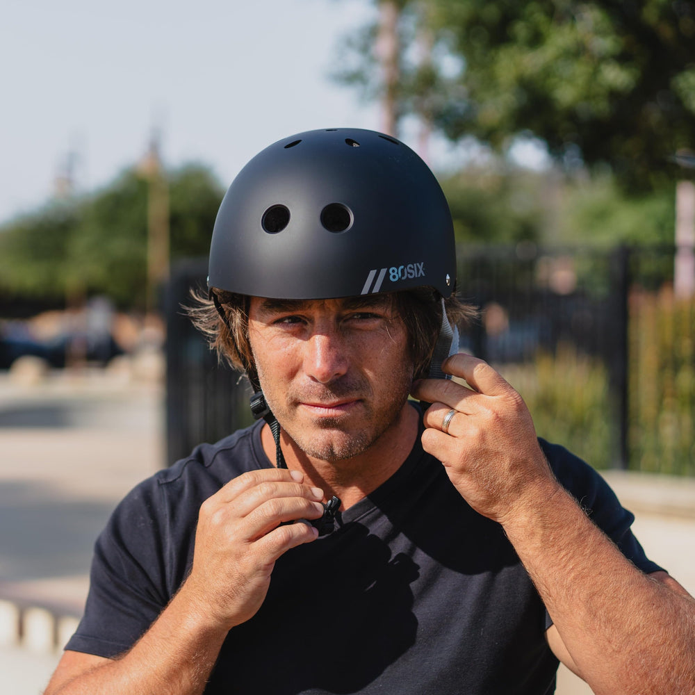 Triple-certified 80Six multisport helmet safety standards for multiple sports