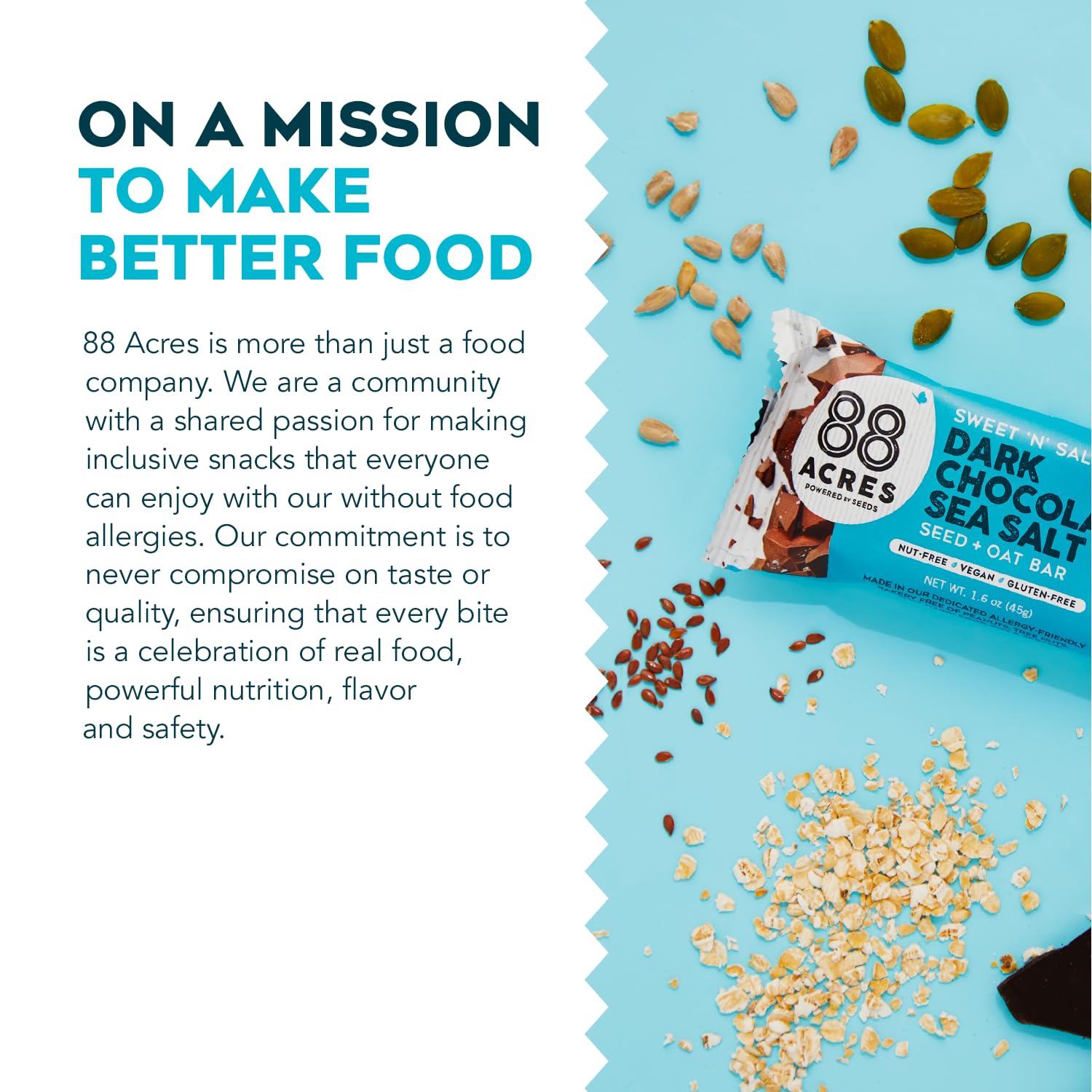 88 Acres plant-based energy from seeds supports steady daytime vitality