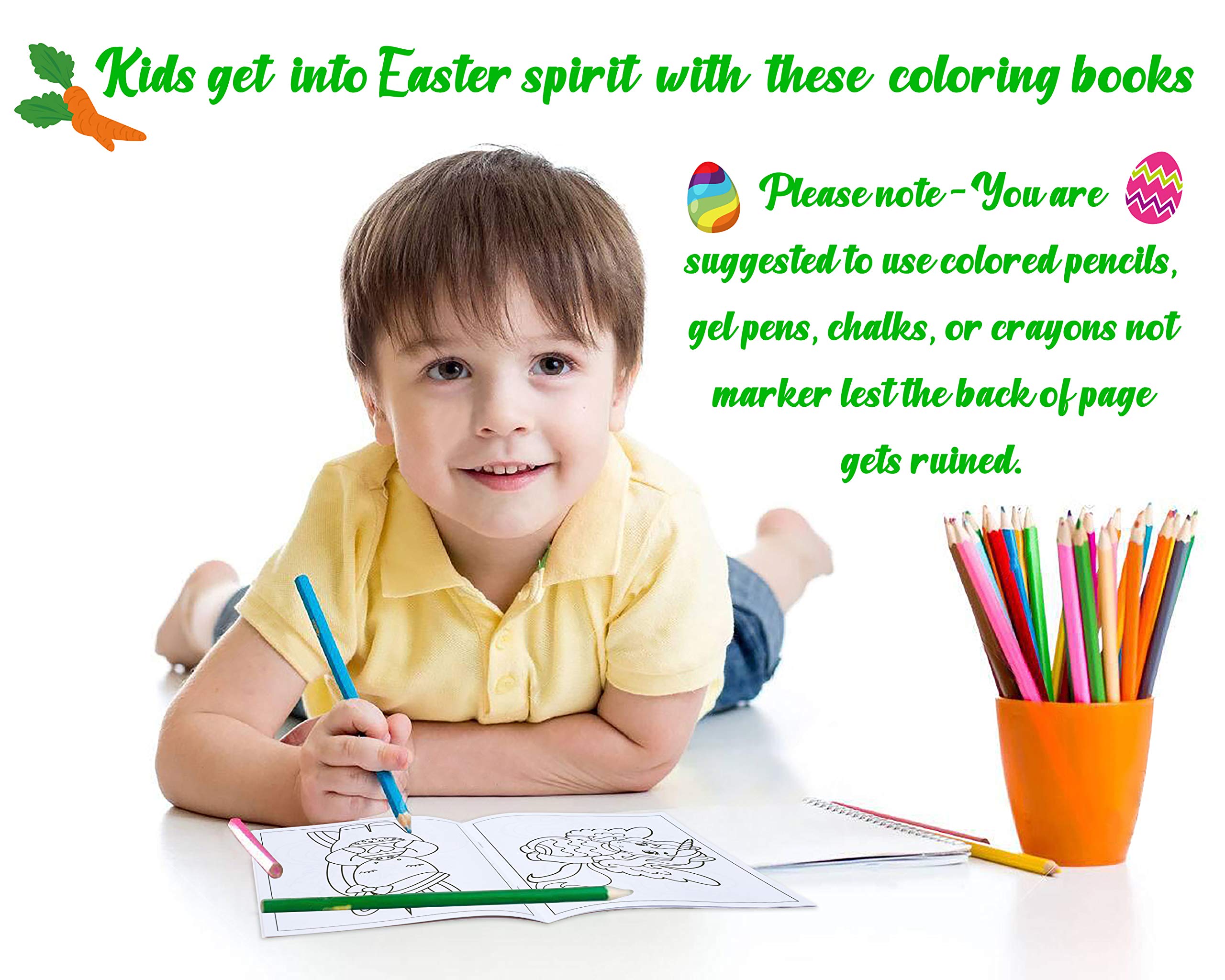 90shine Easter coloring books chick designs encourage gentle color exploration.