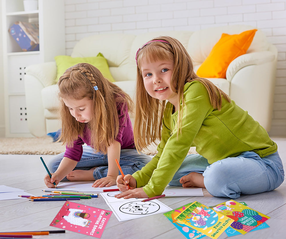 90shine Easter coloring books egg-collection pages offer themed coloring options.
