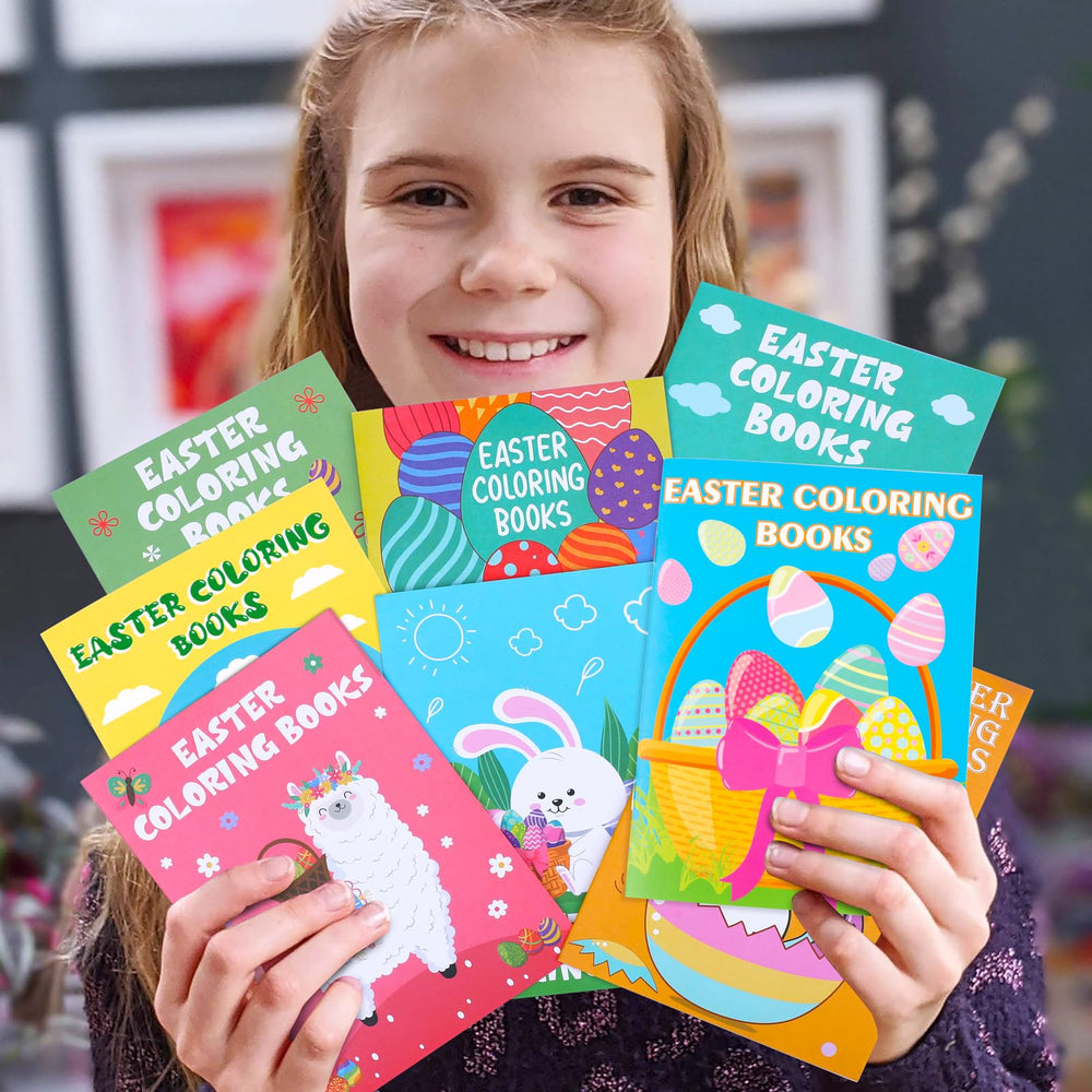 90shine Easter coloring books gift-bag-friendly packaging fits Easter surprises.