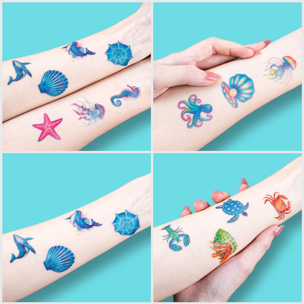 91TATTOOS octopus tattoo sheet creates unique patterns for party favors