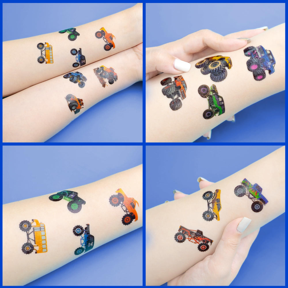 91TATTOOS race car tattoos on laptop for easy party decor