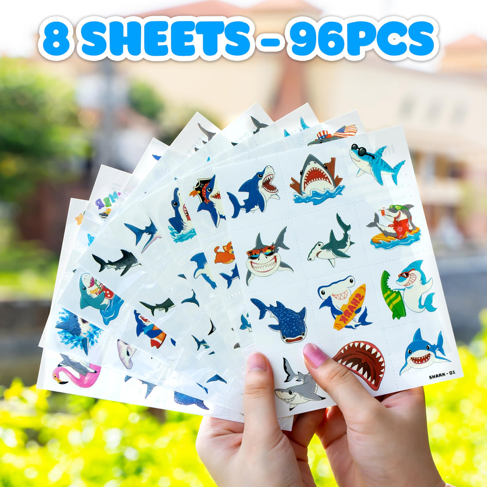 91TATTOOS shark tattoo designs sheet 8 decorative cups and props.