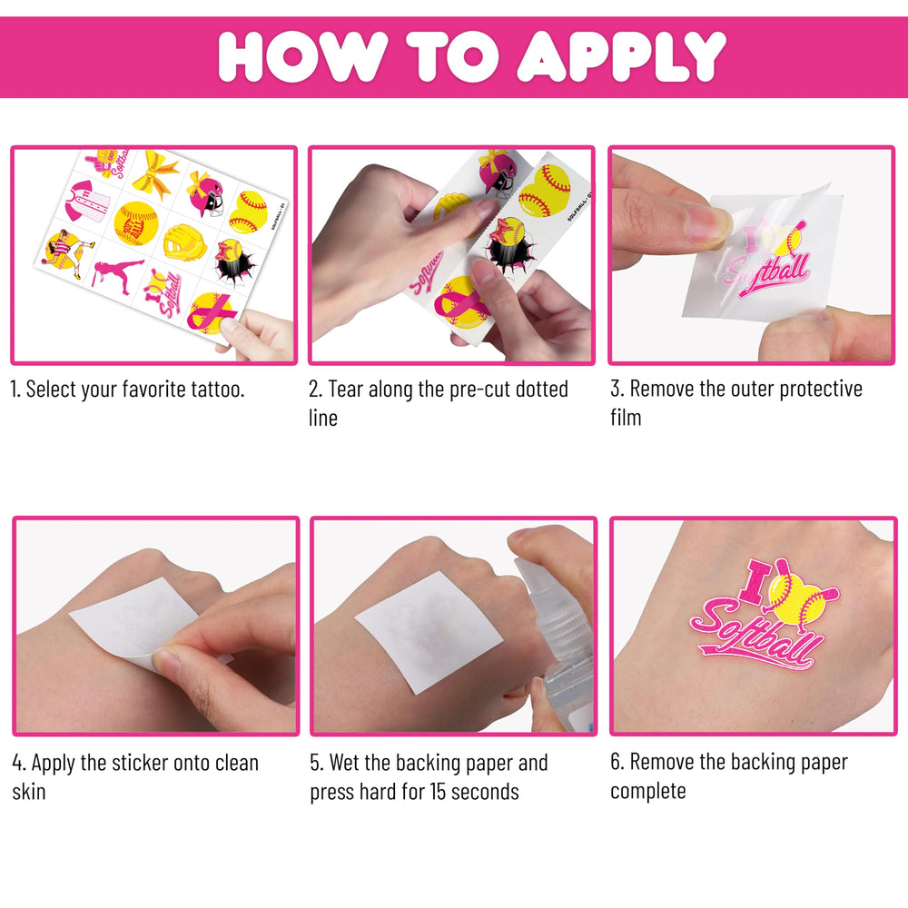 91TATTOOS softball tattoos skin-friendly materials suitable for sensitive skin