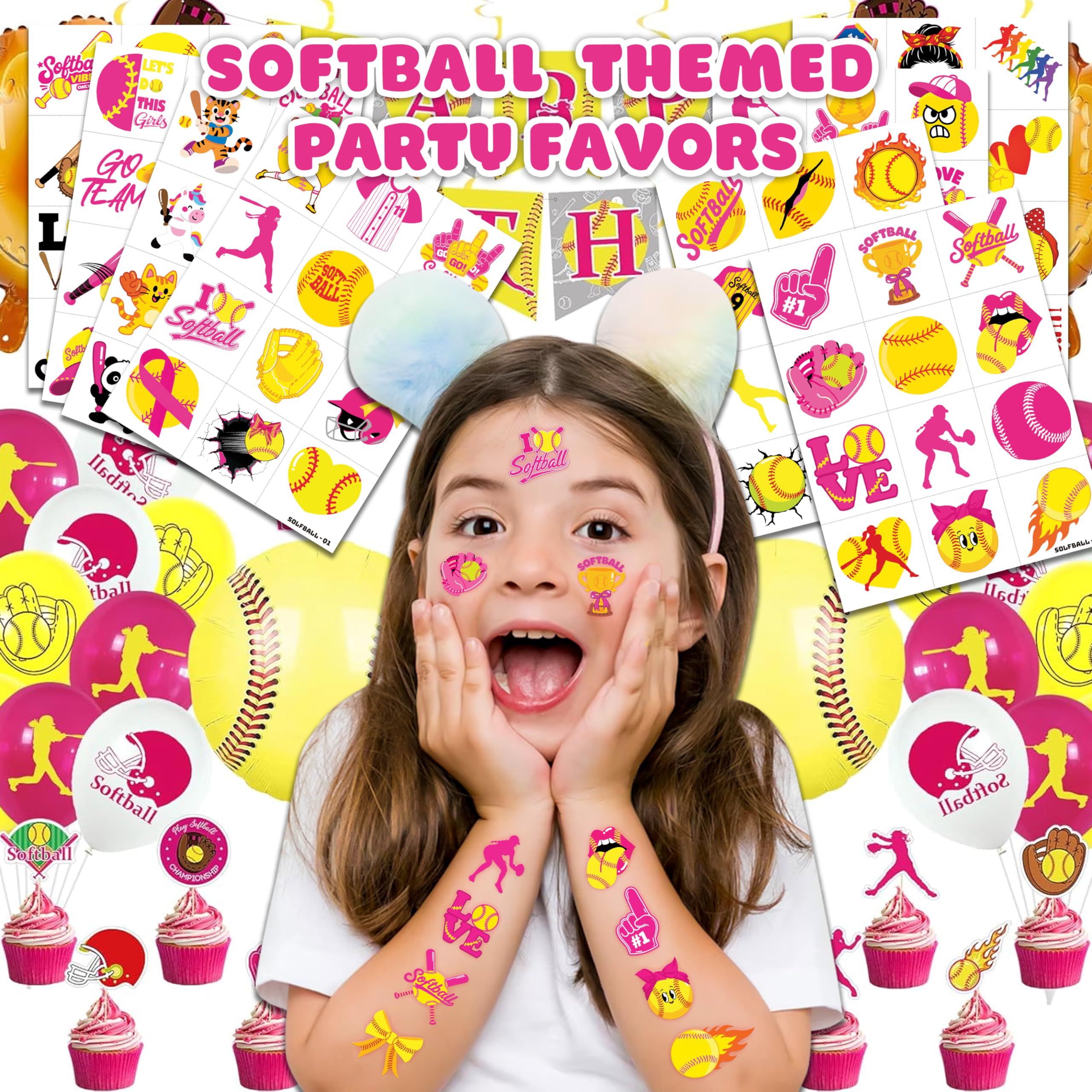 91TATTOOS softball tattoos designs spark kids' creativity at celebrations