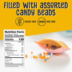 Gerrit's Satellite Wafers inside beads reveal crunchy centers, perfect for tastings and candy jars.