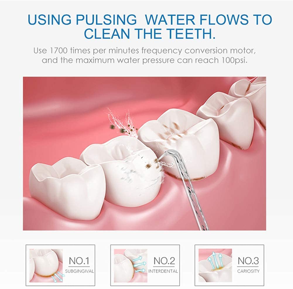 TUREWELL anti leak design for reliable flossing with no mess.