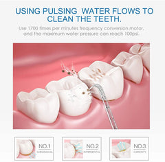 TUREWELL anti leak design for reliable flossing with no mess.