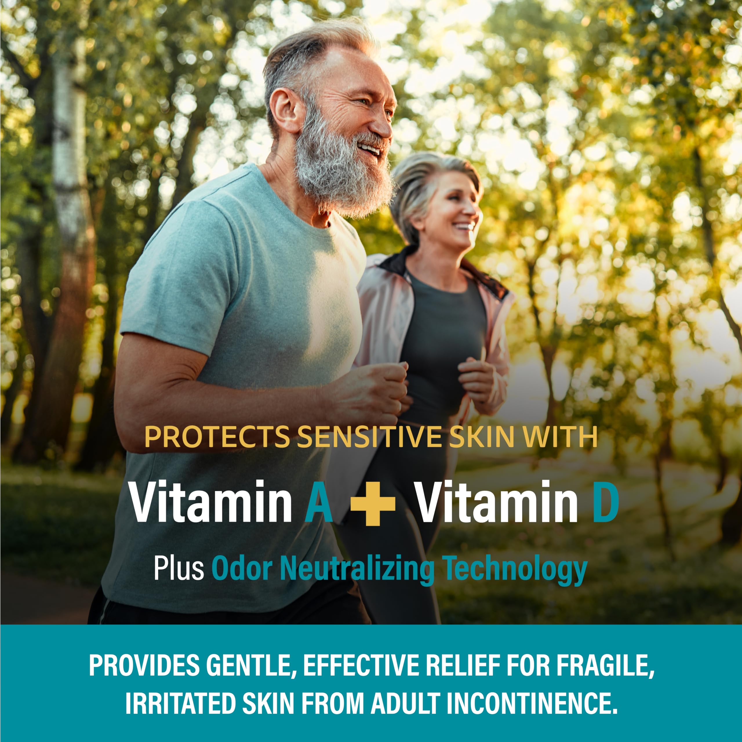 A+D Incontinence ointment barrier application on irritated skin