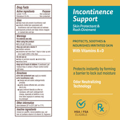 A+D Incontinence ointment texture closeup for smooth skin care