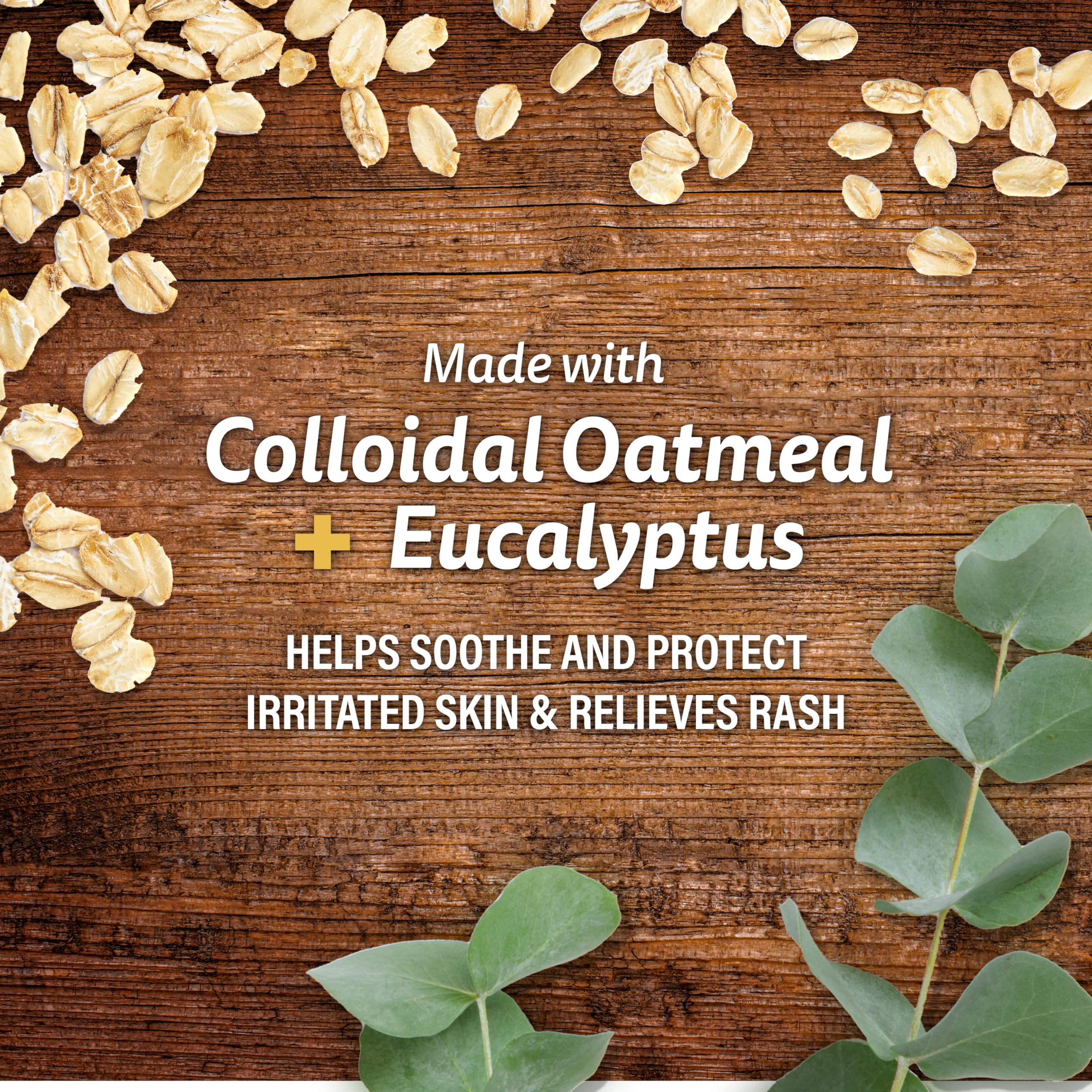 A+D Medicated Rash Ointment colloidal oatmeal soothes irritated skin.