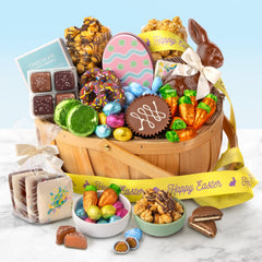 A Gift Inside milk chocolate bunny, a playful centerpiece for Easter gifting.
