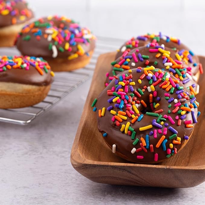 A Great Surprise cookies and cupcakes sprinkles finish cookies with a pop of color.