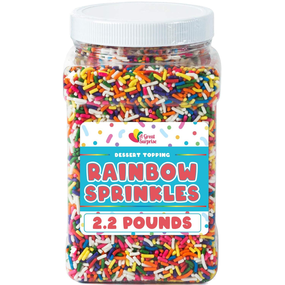 A Great Surprise party dessert sprinkles elevate celebrations with cheerful detail.