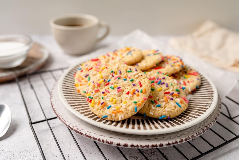 A Great Surprise sundae toppings rainbow sprinkles enhance dessert toppings and party vibes.