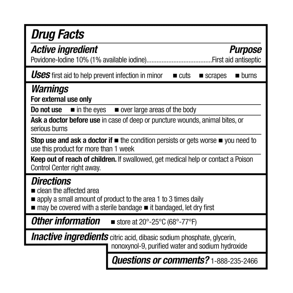 A+Health wound-care application demonstrates gentle dab on minor scrapes