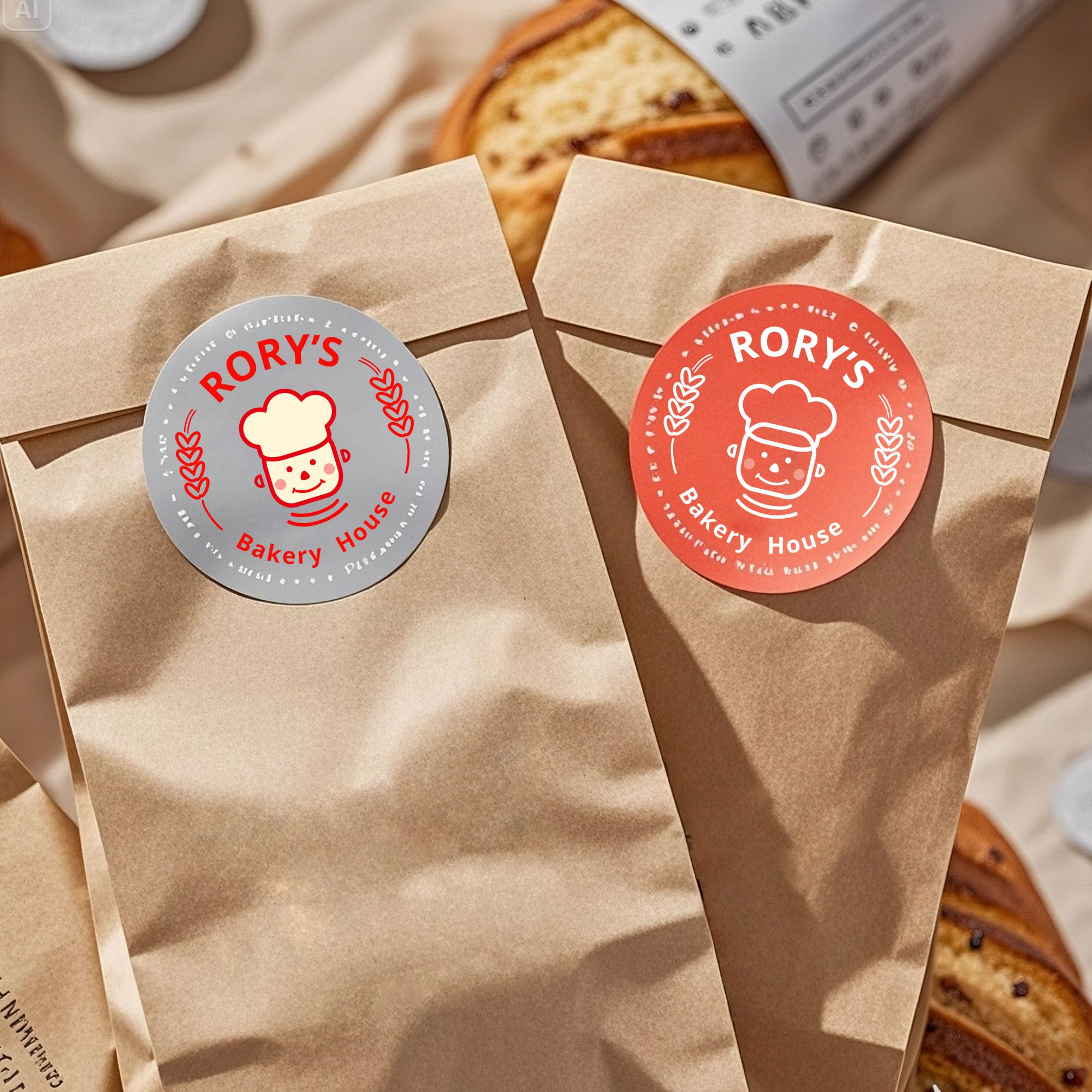 A-SUB round label solution for pantry and craft use