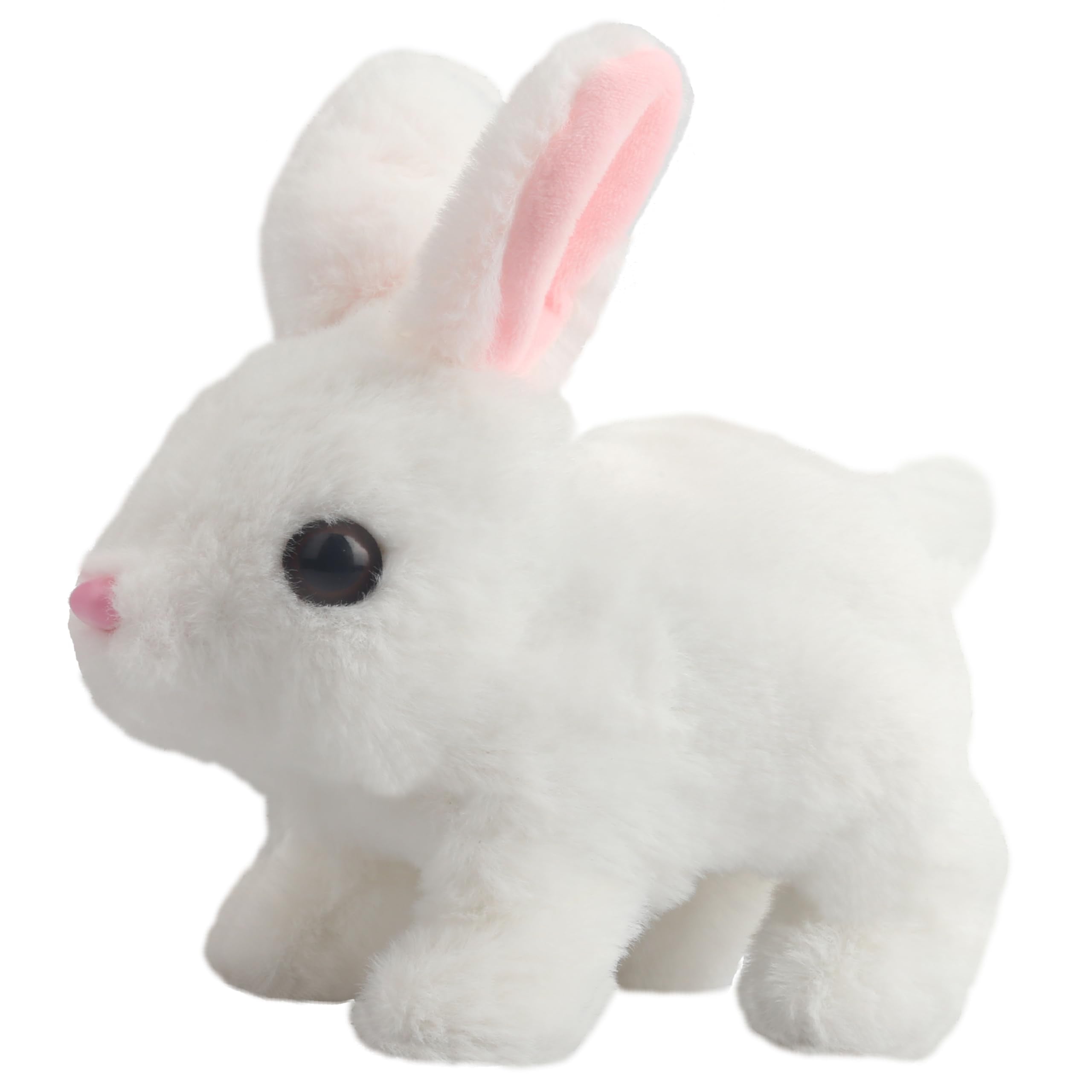 A-SZCXTOP Easter Hopping Rabbit walking motion engages toddlers during playtime.