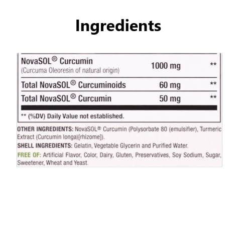 A1Vitality NovaSOL packaging label; clear dosage and benefits for daily use.