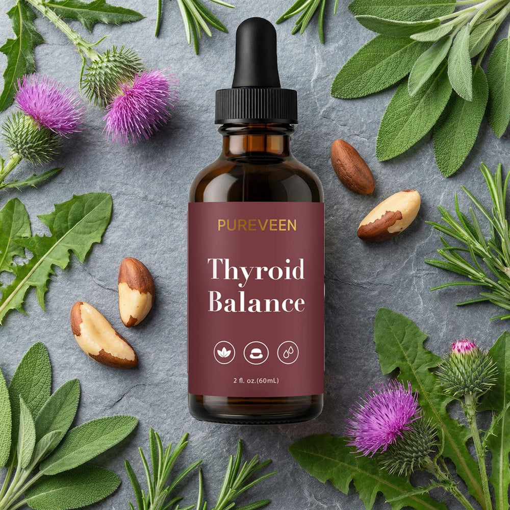 Aacnre Pureveen Thyroid Balance lifestyle scene in a calm morning routine.