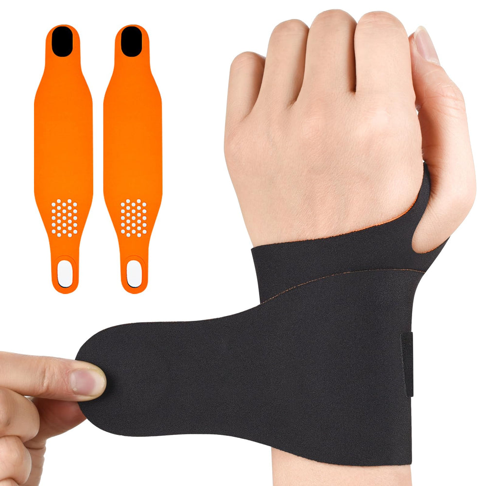 Aastin ultra-thin ulnar wrist brace on the right hand for daily comfort and support.
