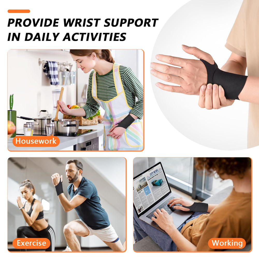Aastin wrist brace adjustable straps ensure precise support for both hands.