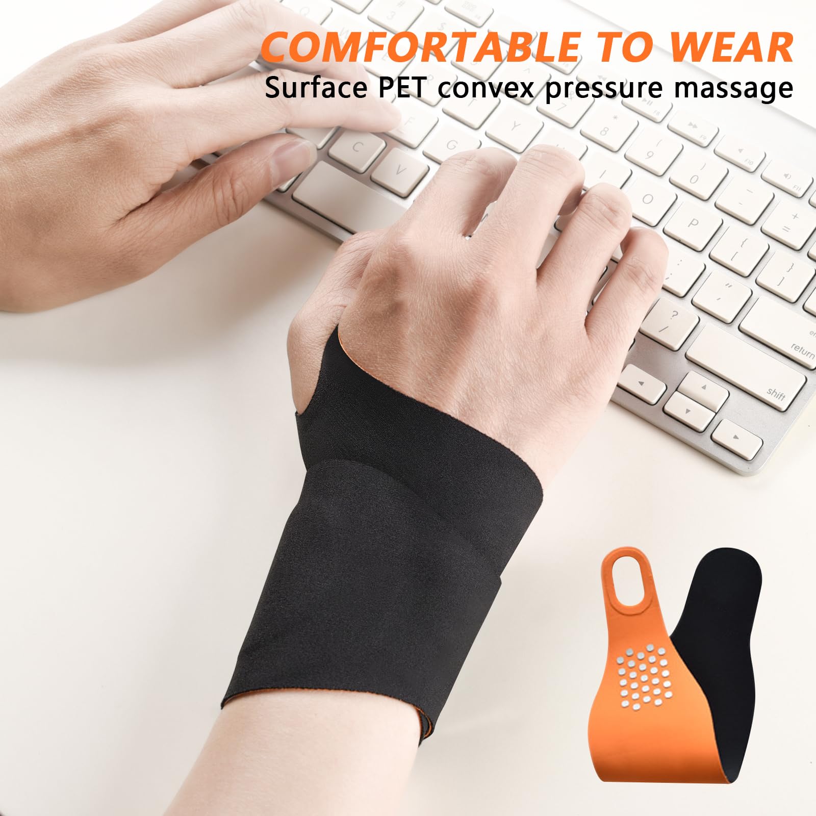 Aastin wrist brace with adjustable straps delivers customizable compression for a secure fit.