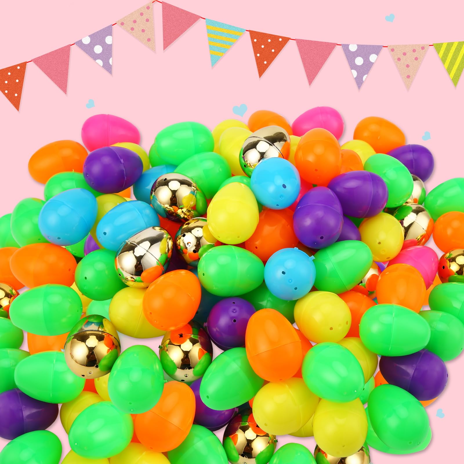 Durable Abakuku eggs ideal for reuse in hunts and crafts.