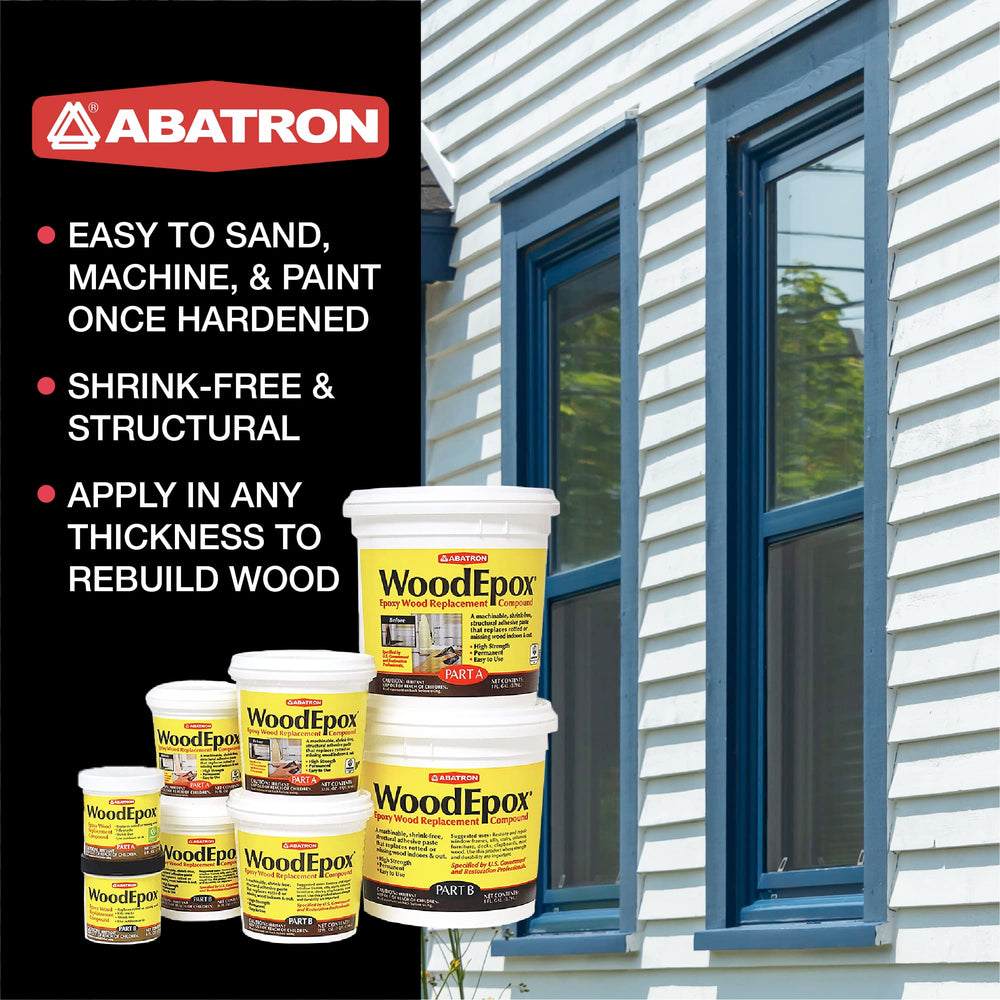 Abatron WoodEpox application being performed by hand for smooth repairs.