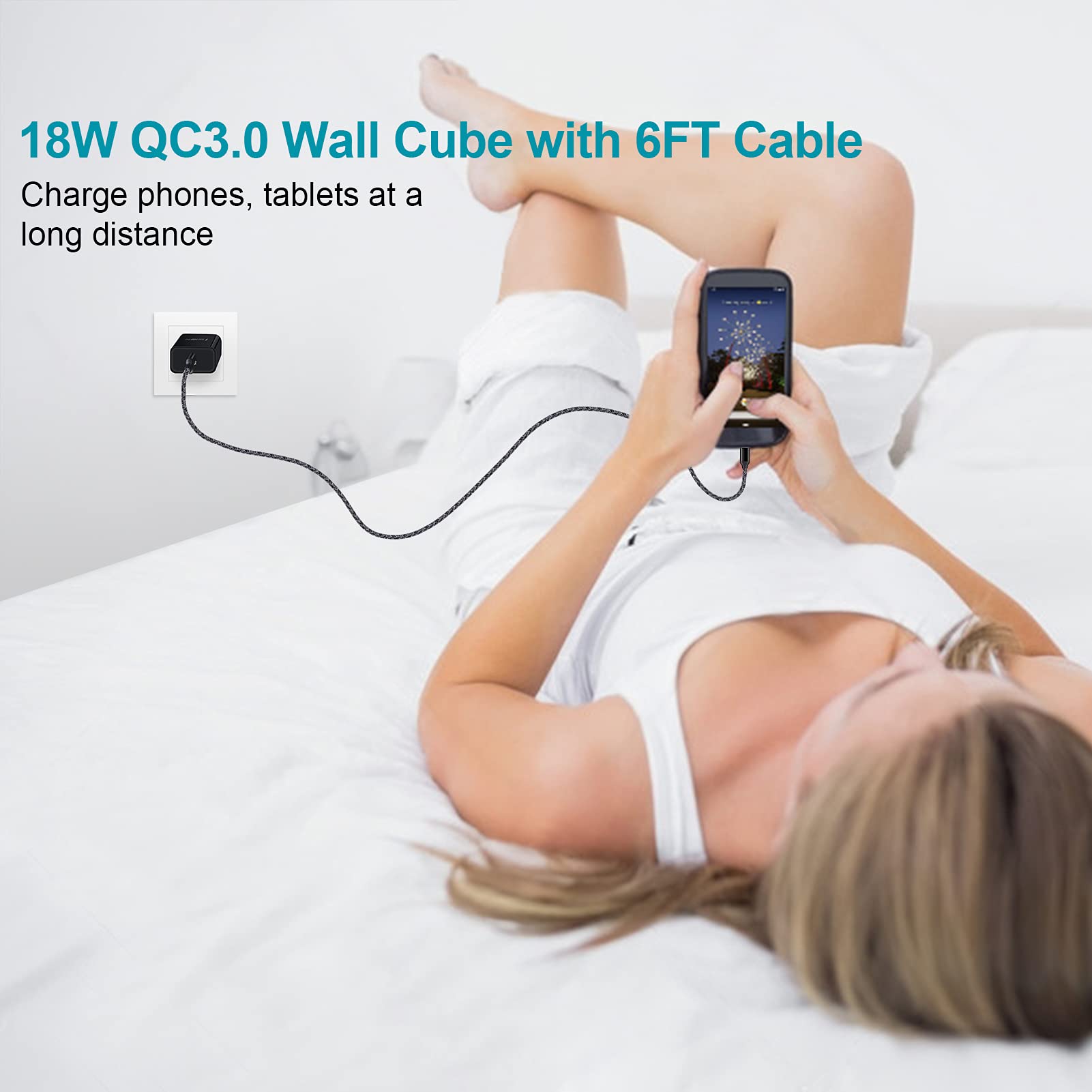 ABCPOW packaging includes the charger and cable for ready setup