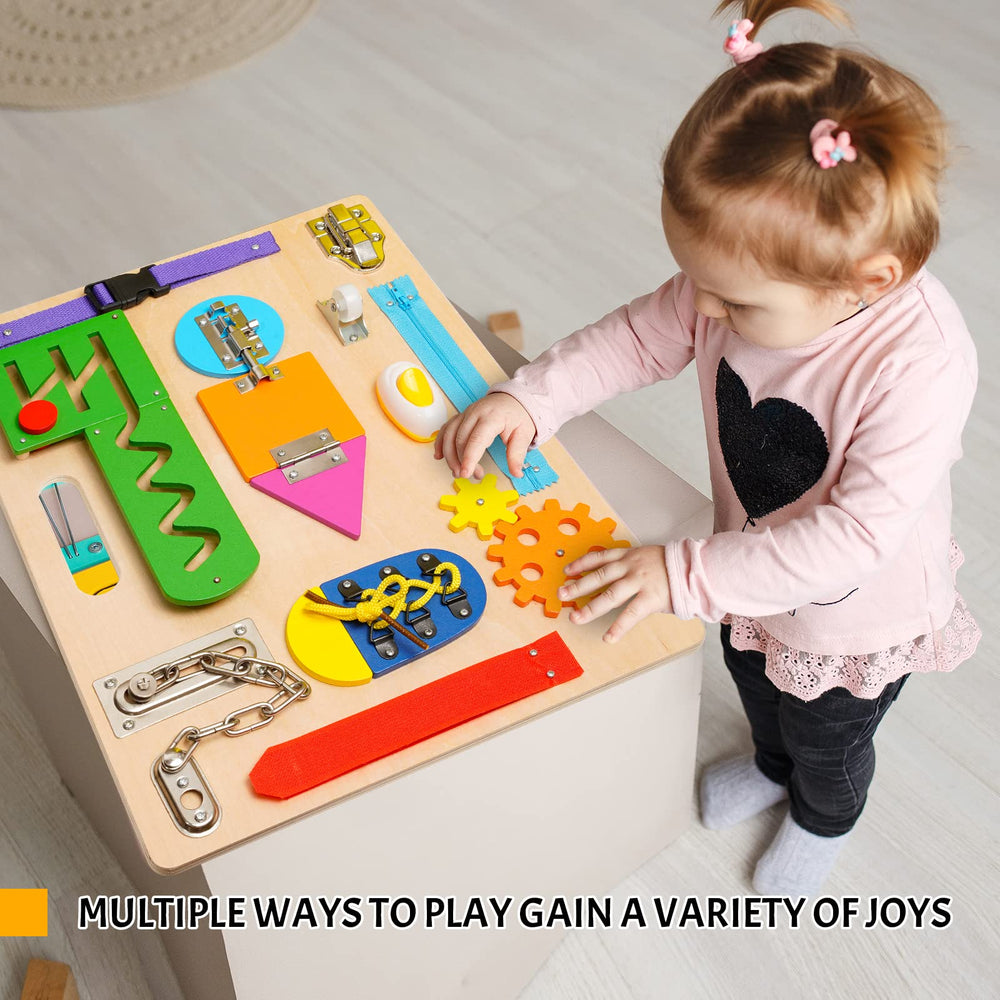 ABERLLS Dressing clip simulates daily dressing tasks for little hands.
