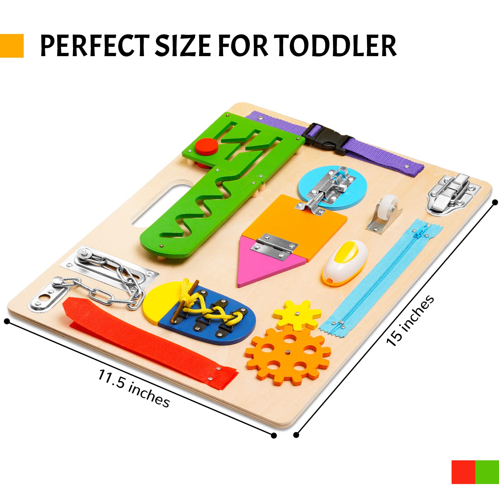 ABERLLS Key-Lock section builds hand-eye coordination during pretend play.