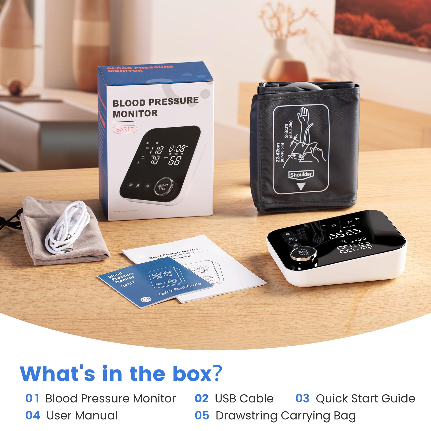 Abesee storage bag keeps the monitor organized during travel.