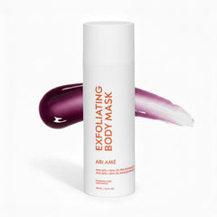 ABI AME chemical exfoliator bottle showing the 30% AHA and 2% BHA blend for smoother skin.