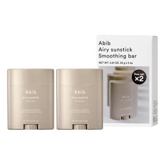 Abib Airy Sunstick SPF50+ with no white cast for all skin tones.