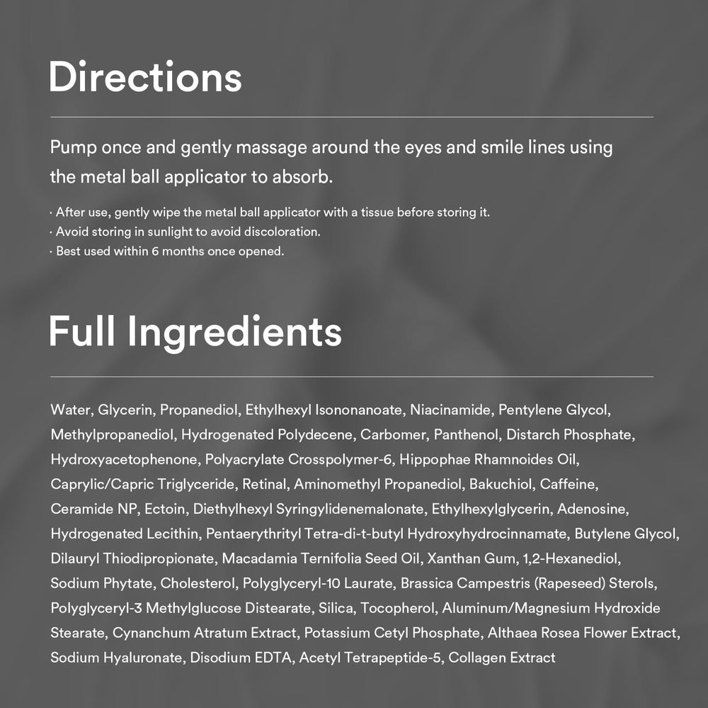 Abib eye-area care for day and night use around delicate skin