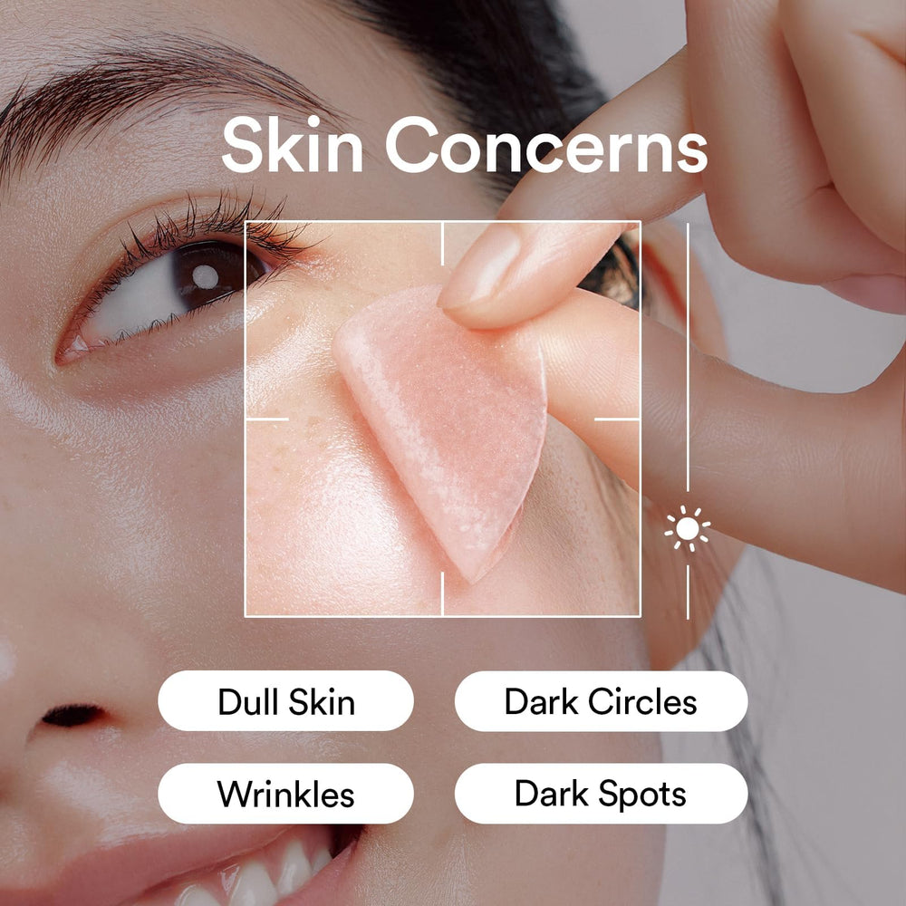 Abib Glow Jelly Eye Patch texture highlights luxurious, skin-brightening experience