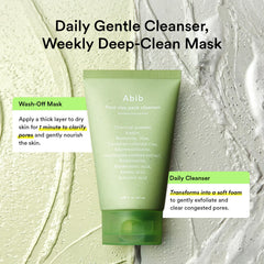 Abib heartleaf formula refines skin texture for a smoother look.