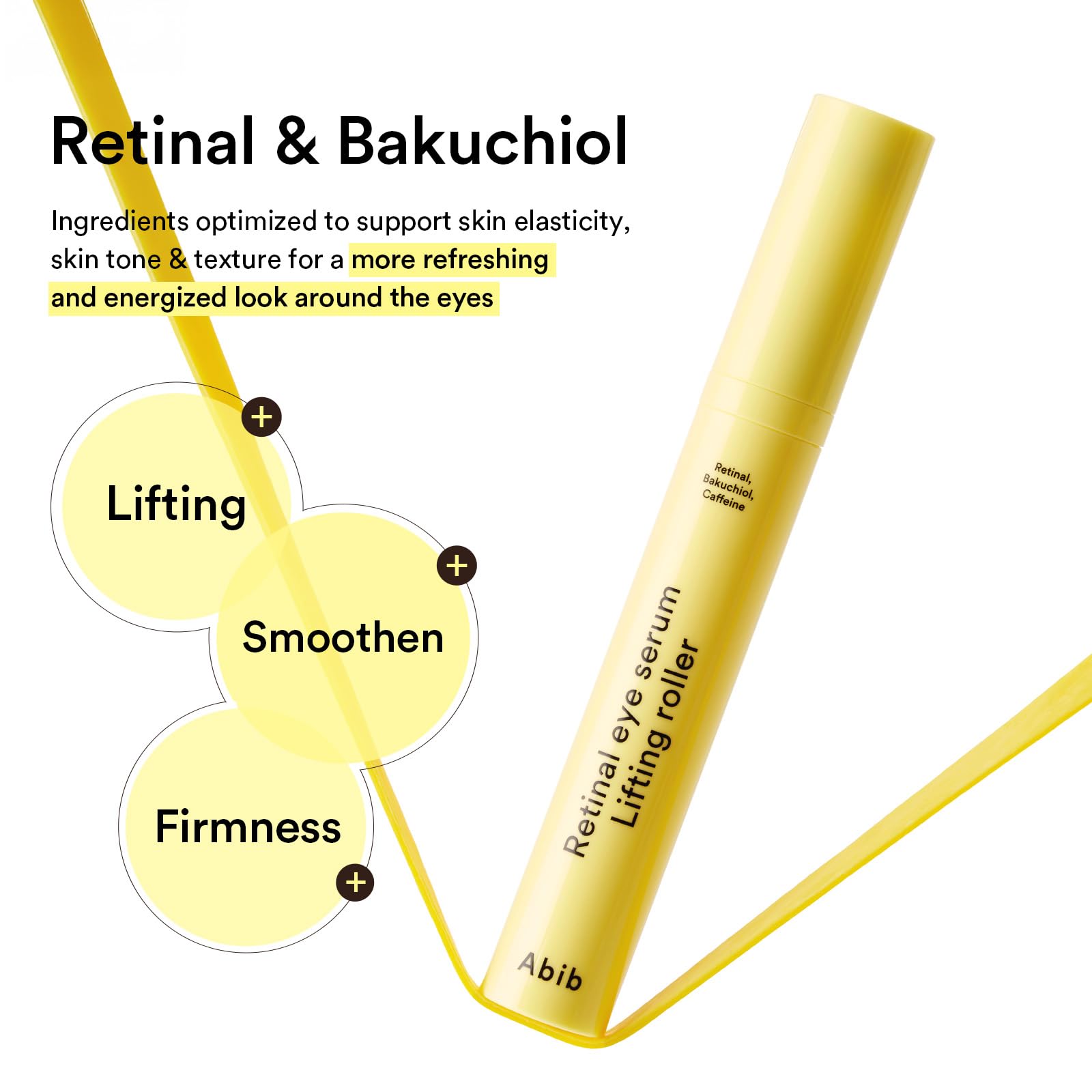 Abib lifting roller cooling effect provides soothing touch around the eye area
