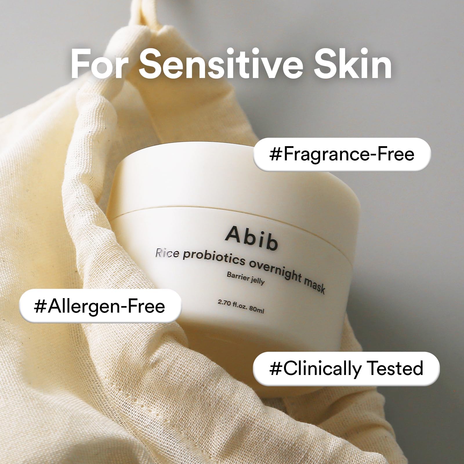 Abib minimalist packaging reflects simple, effective Korean skincare philosophy.